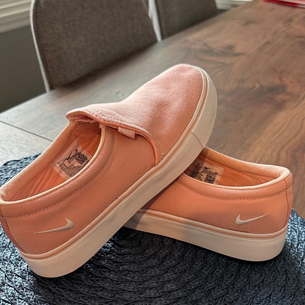 Nike Pink Slip-On Sneakers